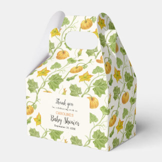 pumkin pattern favor box