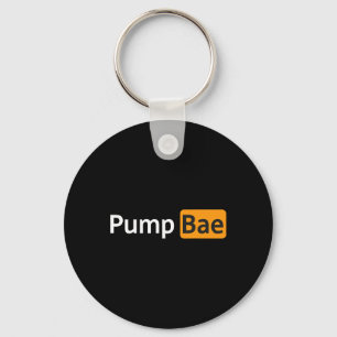 Pump Bae Funny Gym Bodybuilding  Keychain