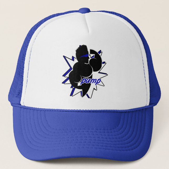 Pump Bodybuilding Trucker Hat (Front)
