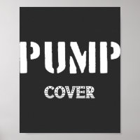 Pump Cover Gym Workout Fitness Poster