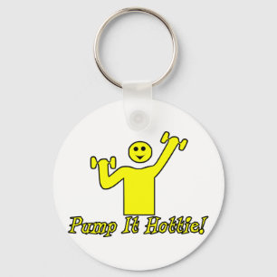 Pump It Hottie Keychain