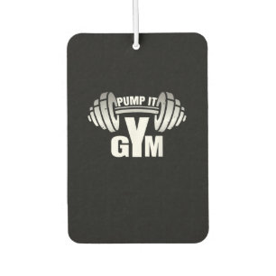 Pump It Ness Gym Sport Motivation Men Women Kid Air Freshener