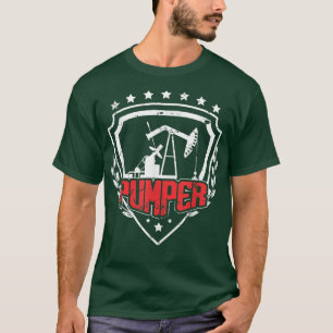 Pumper Oil Well Oilfeild Oilfield Trash Oilfield  T-Shirt