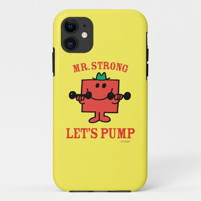 Pumping Iron With Mr. Strong Case-Mate iPhone Case (Back)
