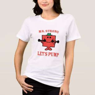Pumping Iron With Mr. Strong Tri-Blend Shirt