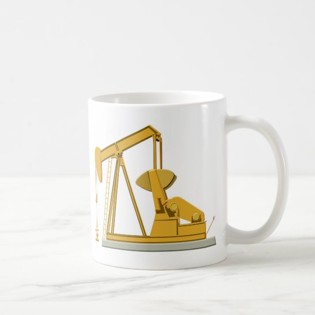 pumpjack zazzle coffee mug (Right)
