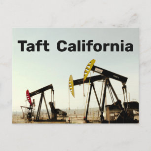 Pumpjacks in Taft California  Postcard