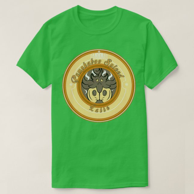 Pumpkaboo Spiced Latte  T-Shirt (Design Front)
