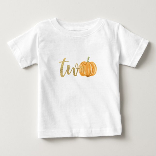 Pumpkin 2nd Birthday Shirt (Front)