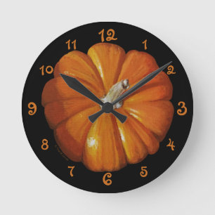 Pumpkin Acrylic Wall Clock