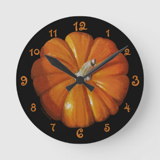 Pumpkin Acrylic Wall Clock