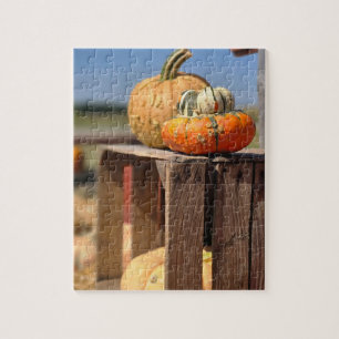 Pumpkin and Gourd card Jigsaw Puzzle