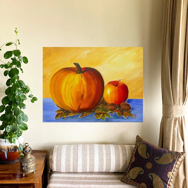Pumpkin and Nuts Canvas Print (Creator Uploaded)