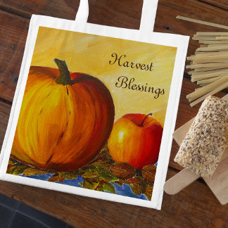 Pumpkin and Nuts Tote Bag