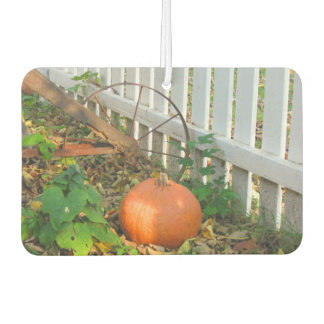 Pumpkin and Plow Car Air Freshener