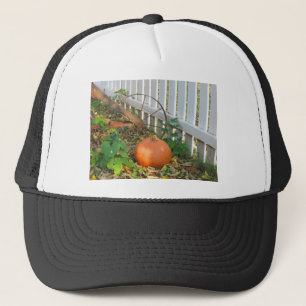 Pumpkin and Plow Trucker Hat