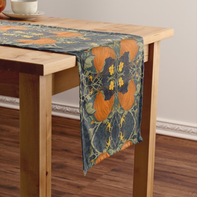 Pumpkin and Vines Table Runner (In Situ)