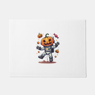 Pumpkin Astronaut � Spooky Space Explorer Shirt Doormat