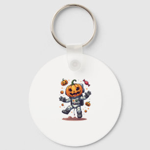 Pumpkin Astronaut � Spooky Space Explorer Shirt Keychain