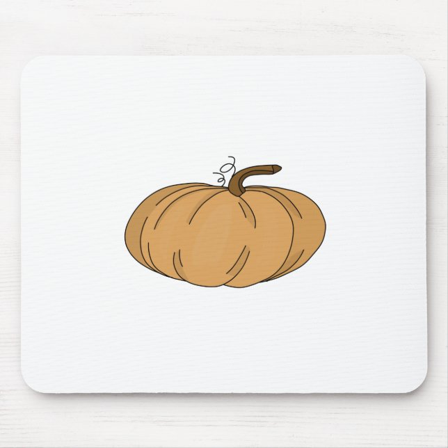 Pumpkin Autumn Fall Mouse Pad (Front)