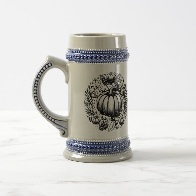 Pumpkin Autumn Harvest Stein (Left)