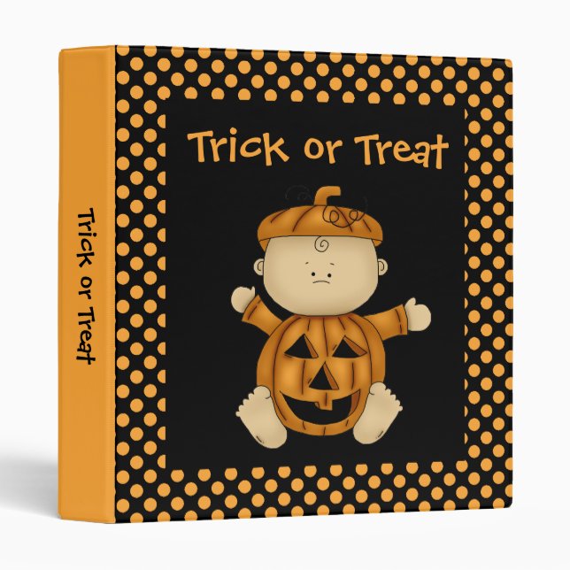 Pumpkin Baby Halloween Binder (Front/Spine)