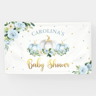 Pumpkin Baby Shower Boy Fall Pumpkin Welcome Banner