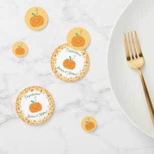 Pumpkin Baby Shower Cute Fall Confetti