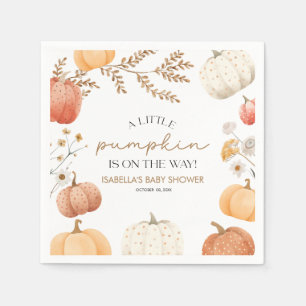 Pumpkin Baby Shower  Napkin