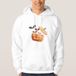 Pumpkin & Bats Vibes – Spooky Halloween Style Hoodie