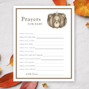 Pumpkin BEAR - Party game   prayers for baby
