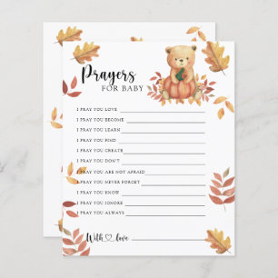 Pumpkin bear - Party game   prayers for baby