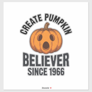 Pumpkin Believer Since 1966 Vintage Halloween Desi