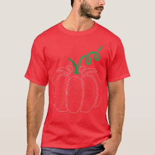 Pumpkin Bird Feet Lazy Halloween Costume Cute Anim T-Shirt