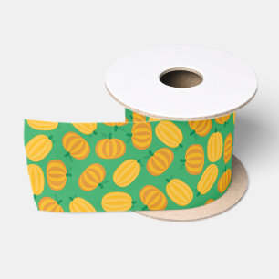 Pumpkin Birthday Party Kids Satin Ribbon