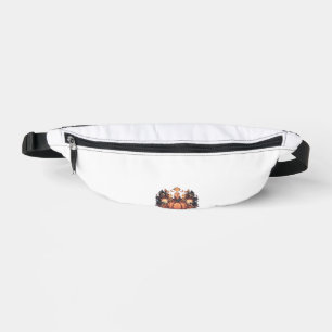 Pumpkin Bloom � Autumn Candlelight and Floral Harm Fanny Pack