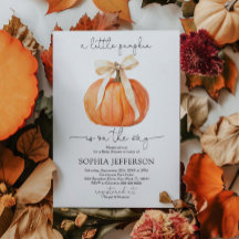Pumpkin Bow | Fall Little Pumpkin Baby Shower