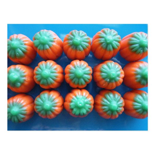 Pumpkin Candy Corn Gifts Postcard