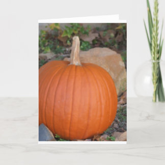 Pumpkin Card