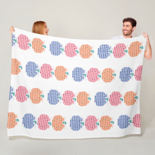 Pumpkin Carnival Fleece Blanket