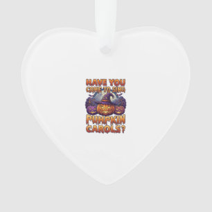 Pumpkin Carols Halloween Witch Hat Jack Lantern Ba Ornament
