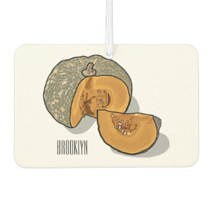 Pumpkin cartoon illustration air freshener