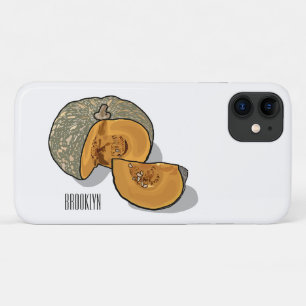 Pumpkin cartoon illustration iPhone 11 case