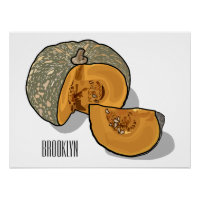 Pumpkin cartoon illustration