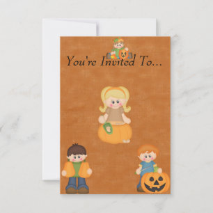 Pumpkin Carving Invitation