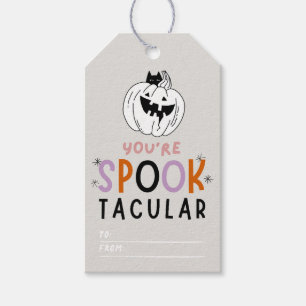 Pumpkin Cat You're Spooktacular Gift Tag