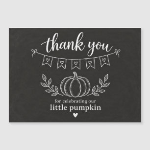 Pumpkin Chalkboard Thank You