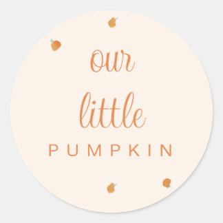 Pumpkin Classic Round Sticker