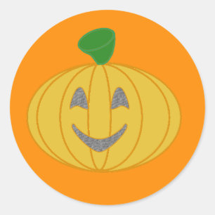 Pumpkin  classic round sticker