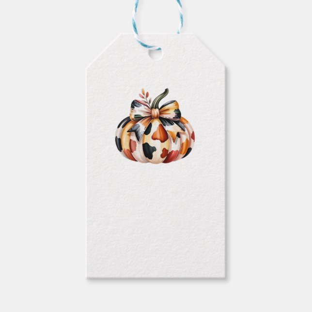 pumpkin Classic T-Shirt Gift Tags (Front)